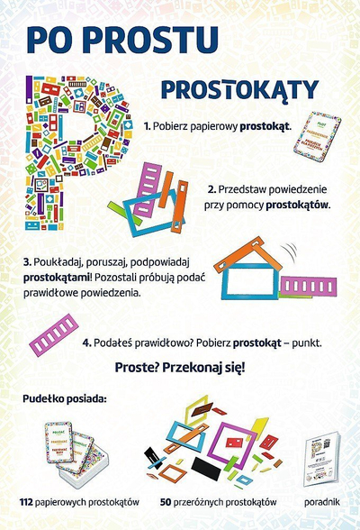 Loja familjare Trefl Simply P Rectangles, për të gjitha moshat, shumëngjyrëshe