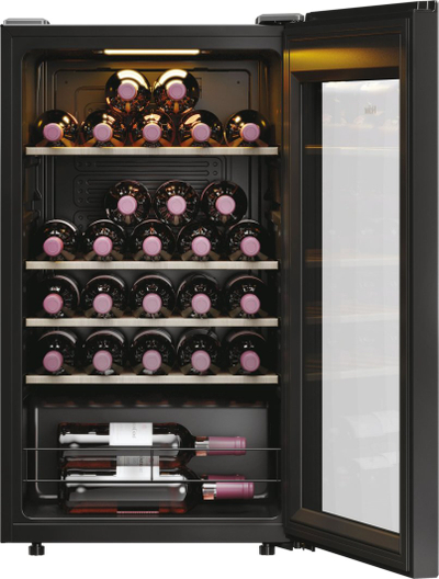 Frigorifer vere Haier Wine Bank 50 HWS34GGH1, 34 shishe, kontroll elektronik, i zi