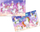 Set 3 Mbulesa shkrimi HERMA Unicorn, 55x35cm, shumëngjyrëshe