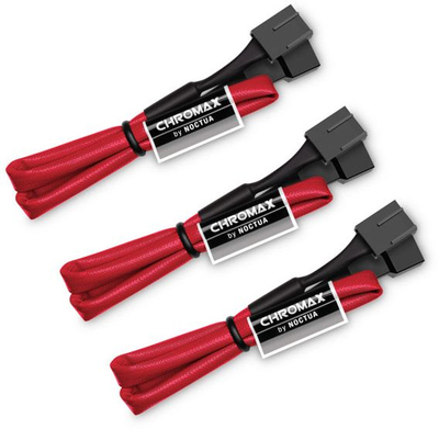 Set kabllosh zgjatëse për ventilator Noctua NA SEC1.red, 4 pin, 0.3m, të kuqe