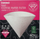 Хартиени филтри за кафе Hario V60 03, конусни, 40 парчиња, бели
