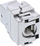 Modul rrjeti InLine Premium RJ45 Keystone Jack Cat.6a, me kapak mbrojtës, argjendtë