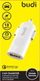 Ngarkues makine Budi BD062Q, 1x USB A 3A, QC3.0 18W, i zi