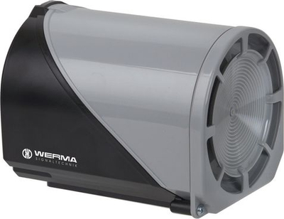 Sirena multi-tonale Werma 144, 24V AC/DC, 114dB, IP65