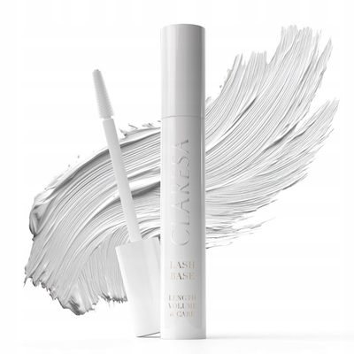Bazë për maskarë Claresa Lash Base Length Volume Care, 8 g, e bardhë