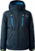 Jakne ski për kalamoj Brugi Jacket 1AHP Jr, poliester, me kapuç, navy