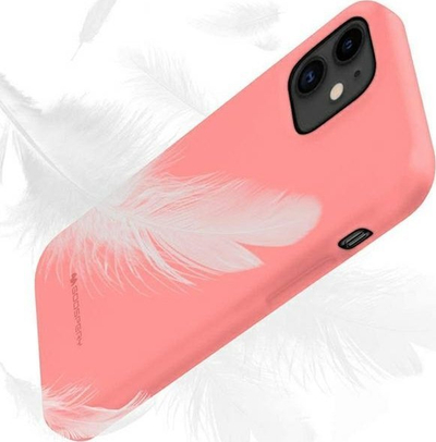 Futrollë Mercury Soft për iPhone 15 Pro Max 6.7", TPU, rozë