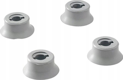 Këmbë vakum për lavatriçe Gorenje Aw012, set me 4 copë, gri