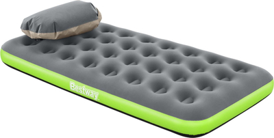 Dyshek ajri Bestway Roll &amp; Relax 67619, 188x99x22 cm, me pompë-jastëk Airelite, blu