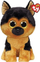 Lodër pelushi TY Beanie Boos Spirit, qen German Shepherd, 45 cm, kafe e zezë