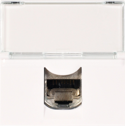 Prizë kompjuterike Legrand RJ45 Cat 6a STP, 2 module, e bardhë