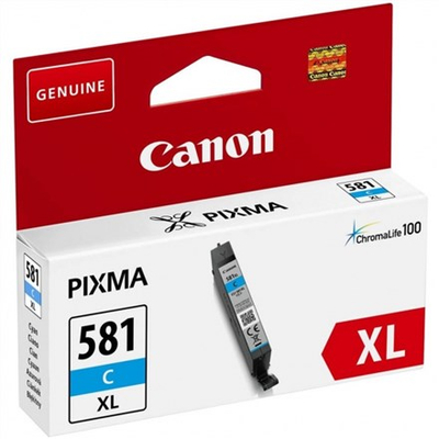 Bojë printeri Canon CLI-581C XL, cyan, kapacitet i lartë