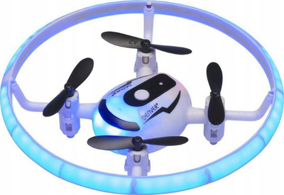 Dron Denver Electronics DRO-121, 350mAh, LED, i bardhë