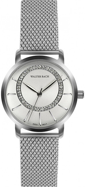 Orë për femra Walter Bach Trier Silver Mesh BAL-2518, e argjendtë