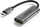 Adapter USB-C në DisplayPort Tomtoc, 20cm, 8K, gri