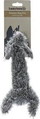 Lodër për qen Beeztees Flatino Rabbit Plush, pa mbushje, me tingull, e zezë