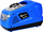 Kompresor mini GEKO G01260, 100W, 12V/230V, blu