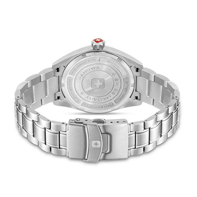 Orë për meshkuj Swiss Military Hanover Pioneer SMWGH0004103, e argjendtë