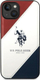Футрола за телефон US Polo Tricolor Embossed, за iPhone 14 6.1", бела
