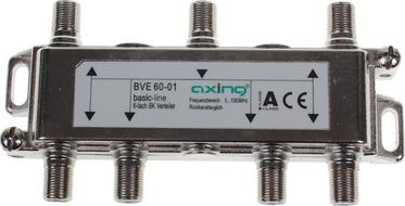 Делител за антена Axing BVE 60-01, 6 излези, 5-1006 MHz, сребрен