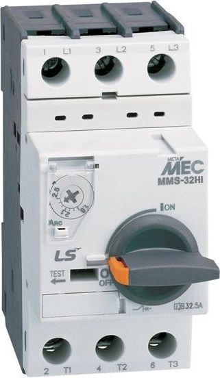 Ndërprës motorik LS MMS-32H, 3 pol, 4-6A, IP20