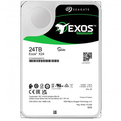 Hard disk Seagate Exos X24, 24TB, 3.5", SAS 12Gb/s