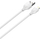 Kabllo USB në Lightning LDNIO LS540, 2.4A, 0.2m, e bardhë