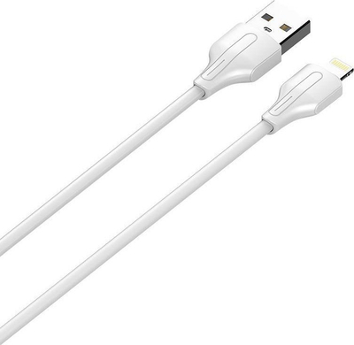 Kabllo USB në Lightning LDNIO LS540, 2.4A, 0.2m, e bardhë