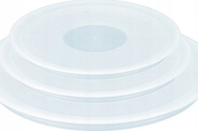 Kapakë plastike për tenxhere Tefal Ingenio L9849253, set me 3 copë, 16 18 20 cm, të bardhë transparent