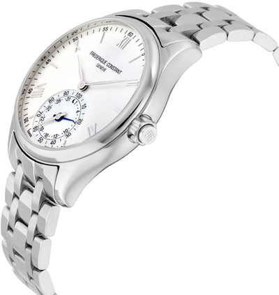 Ora Frederique Constant Horological Smartwatch FC-285S5B6B, 42mm, çelik inox, argjendi