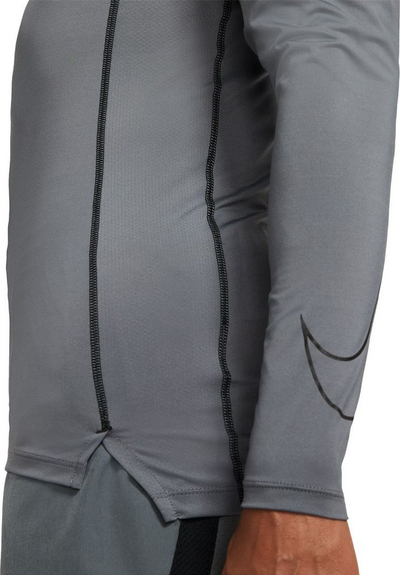 Bluzë termoaktive për meshkuj Nike Pro, L, e hirtë