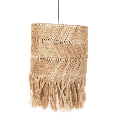 Llambë tavani cilindrik prej fibra abace 35×35×50 cm (HM7756)