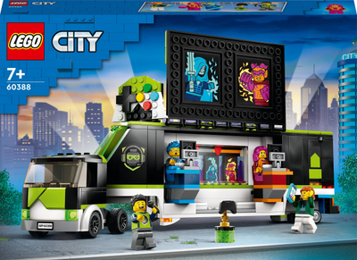 Lodër me lego ndërtime LEGO City Game Tournament Truck 60388, set me kamion turneu, 7+, shumëngjyrëshe