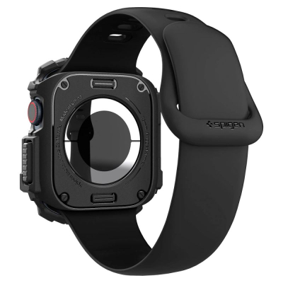 Këllëf ore Spigen Rugged Armor për Apple Watch 10 46mm, mbrojtës, i zi mat