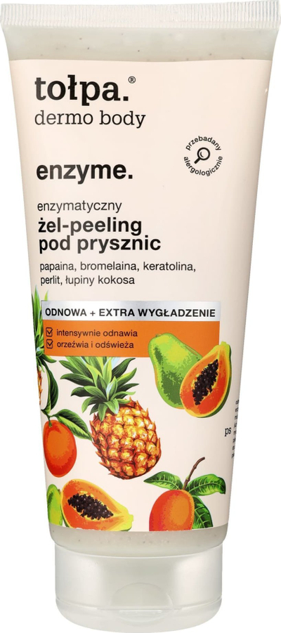 Гел за туширање скраб Tołpa Dermo Body Enzyme, ензимски, 200 ml