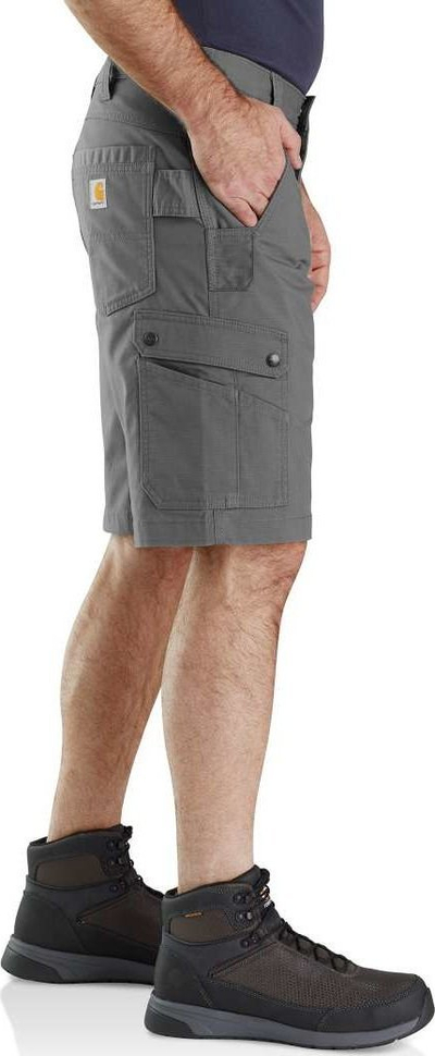 Shorc cargo Carhartt Relaxed Ripstop për burra, 11\", madhësia 32, ngjyra Steel