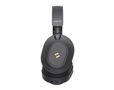 Слушалки безжични Havit H668BT, Bluetooth 5.4, 80 часа батерија, црни