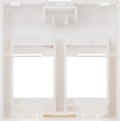 Kapak Keystone Legrand Mosaic II 2X, 2 module, i bardhë
