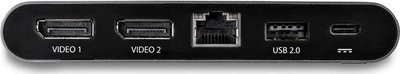Dock USB C StarTech, dy dalje DisplayPort 4K, Power Delivery 100W, gri