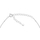 Qafore Brilio Silver Rosary NCL105W