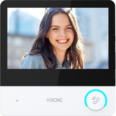 Monitor video Orno CETI, 7", ekran me prekje, i bardhë