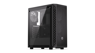 Kornizë PC Endorfy Signum 300 ARGB EY2A006, 4 ventilatorë 120mm, panel xhami anësor, e zezë