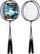 Set badminton MaxSport, 2 raketa çeliku, për fëmijë dhe të rritur, shumëngjyrësh