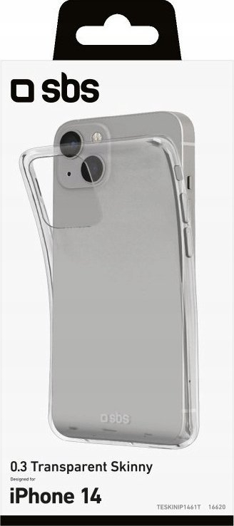 Këllëf telefoni SBS Skinny për iPhone 14, shumë i hollë, i tejdukshëm