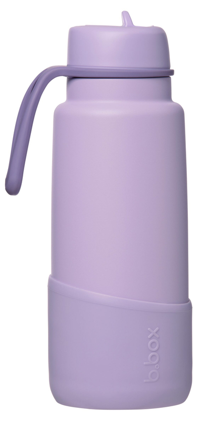 Mbulesë silikoni b.box Flip Top, për shishe termike 1L, pink paradise