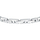 Byzylyk për femra Trussardi T-Logo TJAXC17, 19cm, i argjendtë