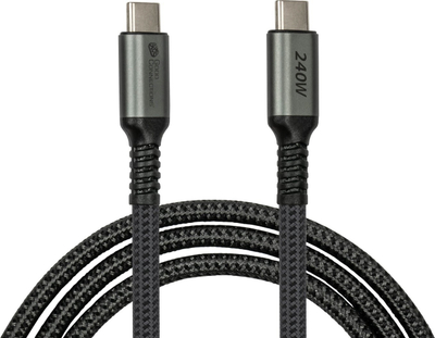 Kabllo USB C GoodConnections 2.0, 0.5m, 240W, antracit