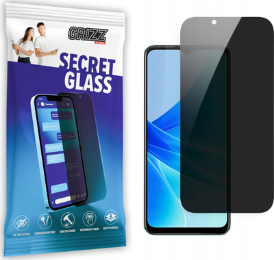 Xham mbrojtës privatësie Grizz SecretGlass për Oppo A57 4G, xham i fortë, leht me e vënë, transparent