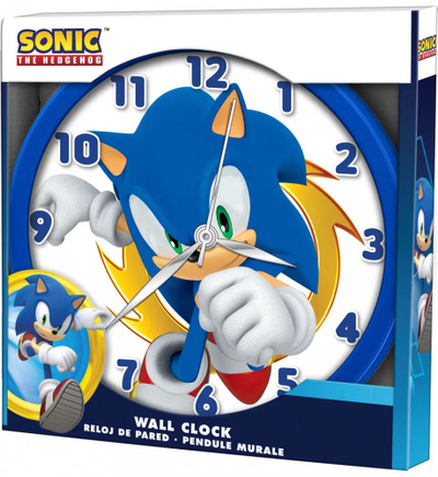Orë alarmi Sega Sonic the Hedgehog, mekanizëm analog, dizajn dekorativ, shumëngjyrëshe