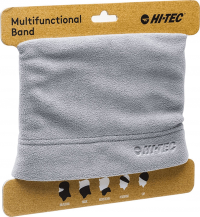 Shall multifunksional Hi-Tec Aras Sharkskin, fleece poliester, uniseks, gri